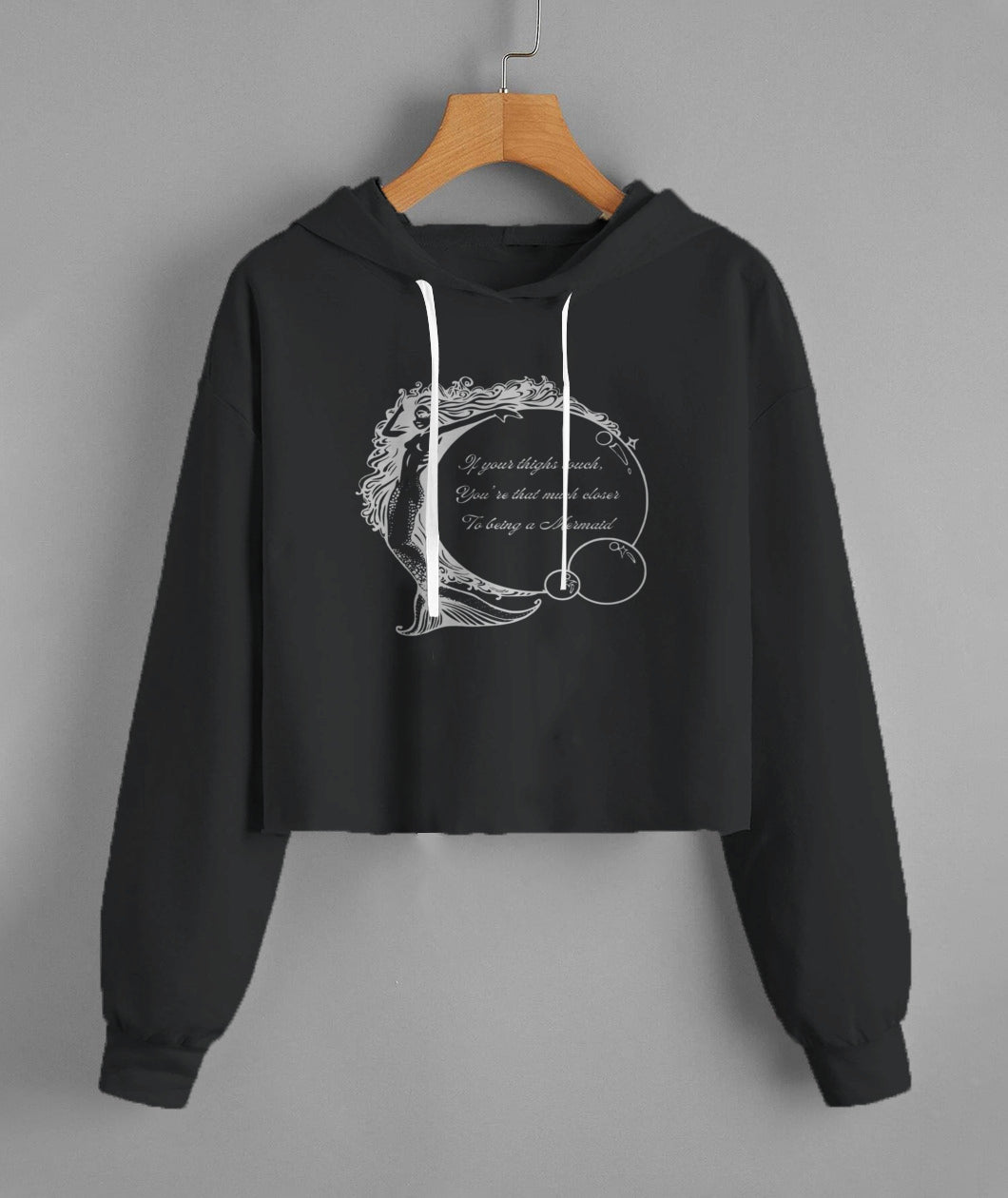 Lady'S Cropped Hoodie | Independent Trading Co. AFX64CRP