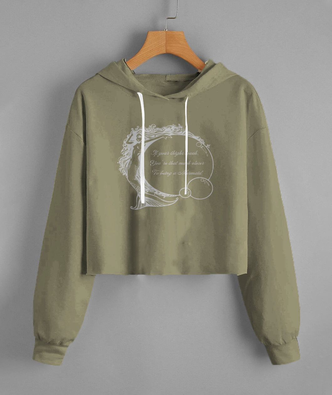 Lady'S Cropped Hoodie | Independent Trading Co. AFX64CRP
