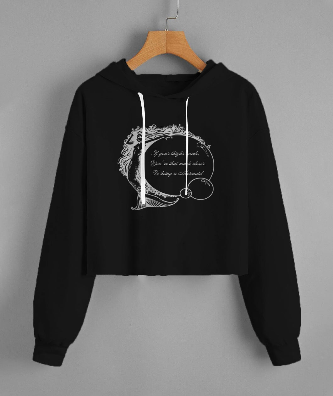 Lady'S Cropped Hoodie | Independent Trading Co. AFX64CRP